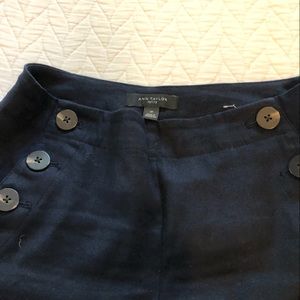 Ann Taylor Cropped dress pants  size 4P. Navy